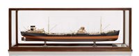 Lot 297 - A 1:200 SCALE BUILDER'S BOARDROOM MODEL FOR...