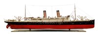 Lot 300 - A JAPANESE BUILDER'S MODEL FOR THE TRIPLE...