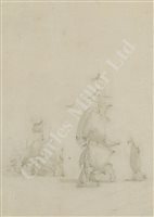 Lot 36 - ATTRIBUTED TO WILLEM VAN DE VELDE THE ELDER (DUTCH, 1611-1693) - Dutch vessels under sail
