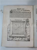 Lot 219 - ASTROLABES: 'ELUCIDATIO FABRICAE USUSQUE; ASTROLABII', CIRCA 1513