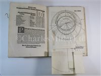 Lot 219 - ASTROLABES: 'ELUCIDATIO FABRICAE USUSQUE; ASTROLABII', CIRCA 1513