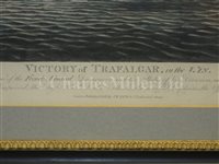 Lot 55 - AFTER ROBERT DODD (BRITISH, 1748-1815) - Battle of Trafalgar; a set of four