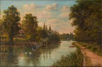 Lot 10 - James Isaiah Lewis (BRITISH, 1861-1934)<br/>Eel...