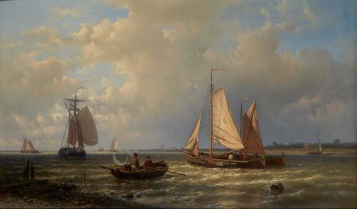 Lot 17 - ABRAHAM HULK SNR (BRITISH, 1813-1897)<br/>Dutch...