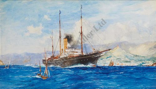 Lot 21 - Charles Dixon (BRITISH, 1872-1934)<br/>S.Y....