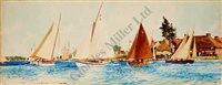 Lot 28 - CHARLES DIXON (BRITISH, 1872-1934)<br/>Four...