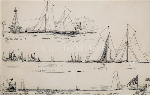 Lot 29 - CHARLES DIXON (BRITISH, 1872-1934)<br/>The 1901...