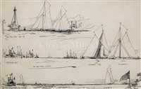 Lot 29 - CHARLES DIXON (BRITISH, 1872-1934)<br/>The 1901...