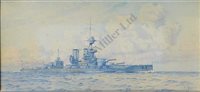 Lot 50 - δ  Eric Tufnell (BRitish, 1888-1979)<br/>H.M.S....