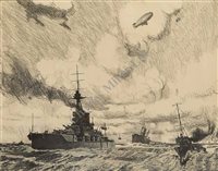 Lot 55 - δ Charles Pears (British, 1873-1958)<br/>A...