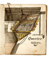 Lot 62 - A UNIQUE ALBUM OF CONTEMPORARY WATERCOLOURS OF...