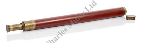 Lot 88 - CAPTAIN FREDERICK MARRYAT'S TELESCOPE<br/>an early...