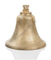 Lot 110 - A SHIP'S BELL FROM THE PATROL SHIP P63...