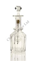 Lot 120 - A CUT GLASS SPIRIT FLASK FROM THE ROYAL YACHT...