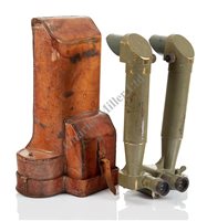 Lot 131 - A PAIR OF IMPERIAL GERMAN PRISMATIC ARTILLERY...