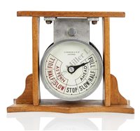 Lot 179 - AN ENGINE ROOM REPEATER TELEGRAPH BY A....