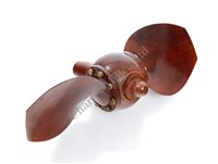 Lot 180 - A FINELY MADE WOODEN MODEL FOR AN EARLY...