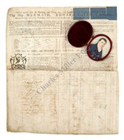 Lot 184 - SHIP'S ARTICLES FOR THE SLAVE RUNNER MERMAID,...