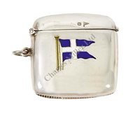 Lot 199 - A POIGNANT SHIPPING COMPANY'S VESTA CASE<br/>a...