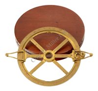 Lot 242 - A CIRCULAR PROTRACTOR BY GEORGE ADAMS SENIOR,...