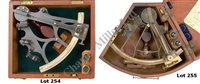 Lot 254 - A 7½IN. VERNIER OCTANT BY GEORGE SMITH & SON,...