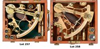 Lot 258 - A 6½IN. RADUIS VERNIER SEXTANT BY HEATH & CO....
