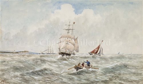 Lot 7 - E. ADAMS (ENGLISH, 19TH-CENTURY)<br/>Shipping off...