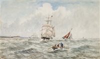 Lot 7 - E. ADAMS (ENGLISH, 19TH-CENTURY)<br/>Shipping off...