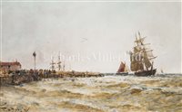 Lot 19 - THOMAS BUSH HARDY (BRITISH, 1842-1897)<br/>Coming...