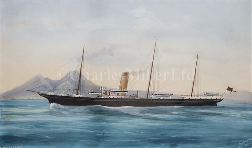 Lot 38 - ANTONIO DE SIMONE (ITALIAN, 1851-1907)<br/>H.M.S....