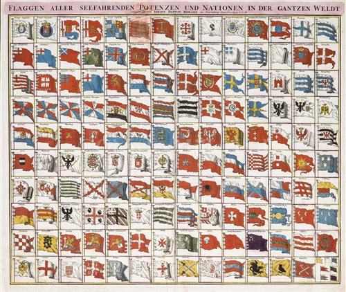 Lot 66 - "FLAGGEN ALLER SEEFAHRENDEN POTENZEN UND...