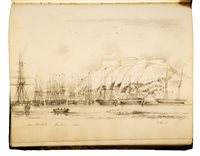 Lot 70 - JOURNAL OF H.M.S. WINCHESTER, MOST LIKELY BY...