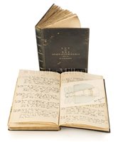 Lot 89 - A PAIR OF MIDSHIPMAN'S LOG BOOKS,...