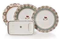Lot 122 - A WHITE STAR LINE FIRST CLASS TURQUOISE GOTHIC...