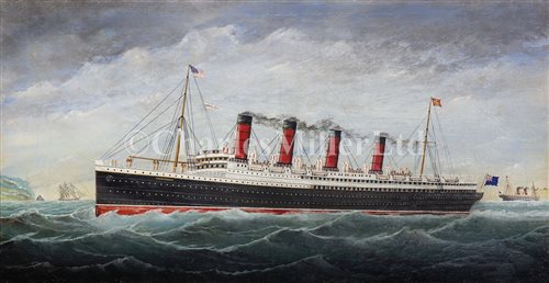 Lot 129 - R… WARING (BRITISH, 20TH-CENTURY)<br/>R.M.S....