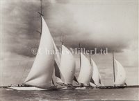 Lot 166 - A FINE SILVER GELATINE PRINT OF J-CLASS...