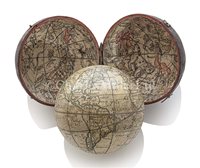 Lot 191 - A FINE 2¾IN. POCKET GLOBE, PUBLISHED BY...