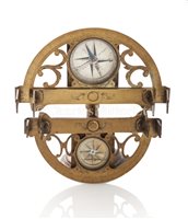 Lot 220 - A LACQUERED BRASS GRAPHOMETER ANTOINE JOSEPH...