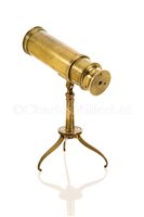 Lot 229 - A RARE 1¼IN. POCKET TRIPOD GALILEAN SINGLE...