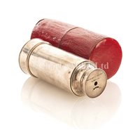 Lot 230 - A 1¼IN. SILVERED MONOCULAR BY GILBERT &...