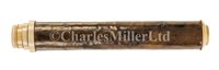 Lot 233 - Ø A LEATHER AND CARD 1 1/8IN. THREE DRAW...