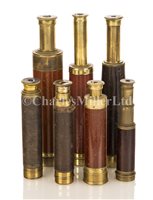 Lot 239 - FOUR 19TH-CENTURY POCKET TELESCOPES<br/>comprising...
