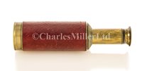Lot 246 - A 1½IN. 8-DRAW POCKET TELESCOPE BY GEORGE...