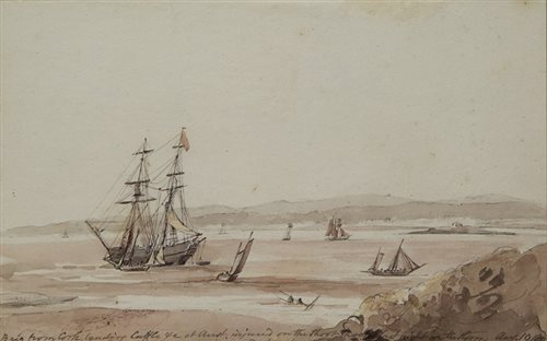 Lot 1 - ENGLISH NAVAL SCHOOL, CIRCA 1821<br/>Brig from...
