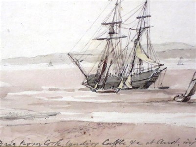 Lot 1 - ENGLISH NAVAL SCHOOL, CIRCA 1821<br/>Brig from...
