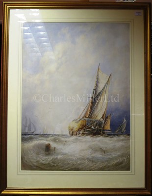 Lot 5 - GEORGE STAINTON (BRITISH 1838-1900)<br/>Hay barge...
