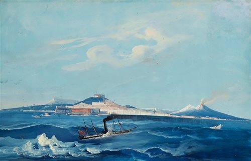 Lot 10 - NEAPOLITAN SCHOOL, CIRCA 1850<br/>English paddle...