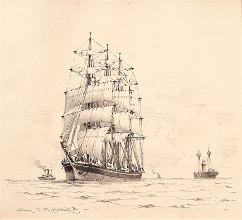 Lot 11 - δ SAMUEL J.M. BROWN (BRITISH, 1873-1965) The...