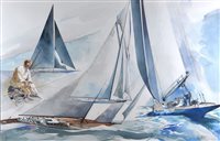 Lot 21 - δ WILLARD BOND (AMERICAN, 1926-2002) America's...