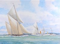 Lot 22 - δ GUY L'HOSTIS (FRENCH, 1945- )<br/>CARIAD II et...